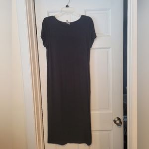 ASOS MATERNITY black t-shirt dress